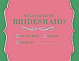 Front View Thumbnail - Nectar & Juniper Will You Be My Bridesmaid Card - Checkbox
