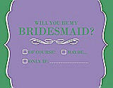Front View Thumbnail - Pansy & Juniper Will You Be My Bridesmaid Card - Checkbox