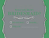 Front View Thumbnail - Pewter & Juniper Will You Be My Bridesmaid Card - Checkbox