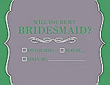 Front View Thumbnail - Shadow & Juniper Will You Be My Bridesmaid Card - Checkbox