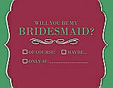 Front View Thumbnail - Valentine & Juniper Will You Be My Bridesmaid Card - Checkbox