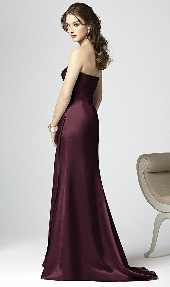 Back View - Bordeaux Dessy Collection Style 2851