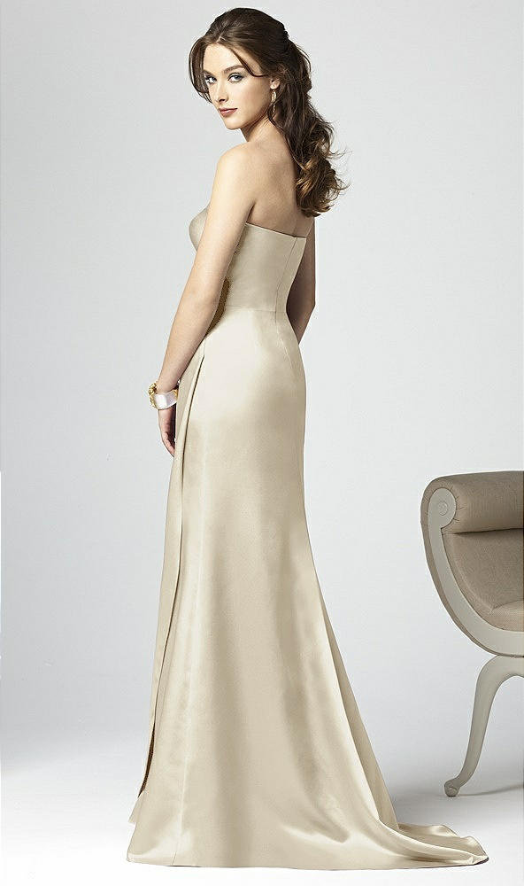 Back View - Champagne Dessy Collection Style 2851