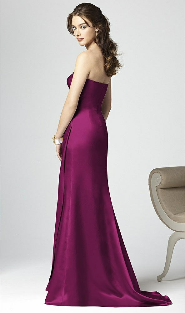 Back View - Merlot Dessy Collection Style 2851