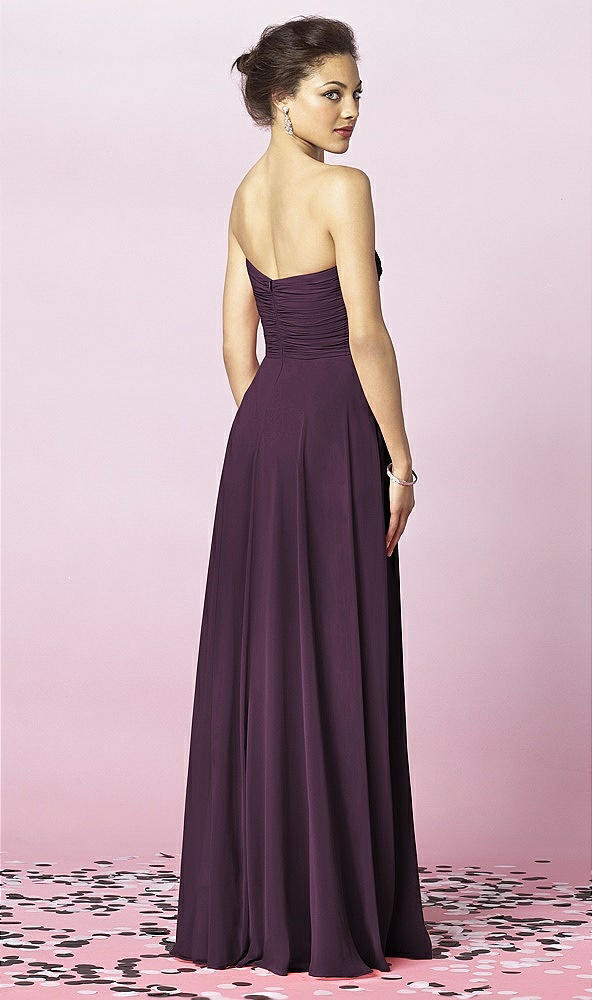 Back View - Aubergine After Six Bridesmaids Style 6639