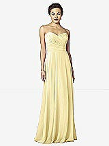 Front View Thumbnail - Pale Yellow After Six Bridesmaids Style 6639