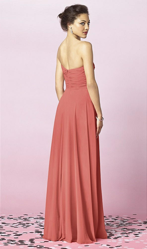 Back View - Coral Pink After Six Bridesmaids Style 6639