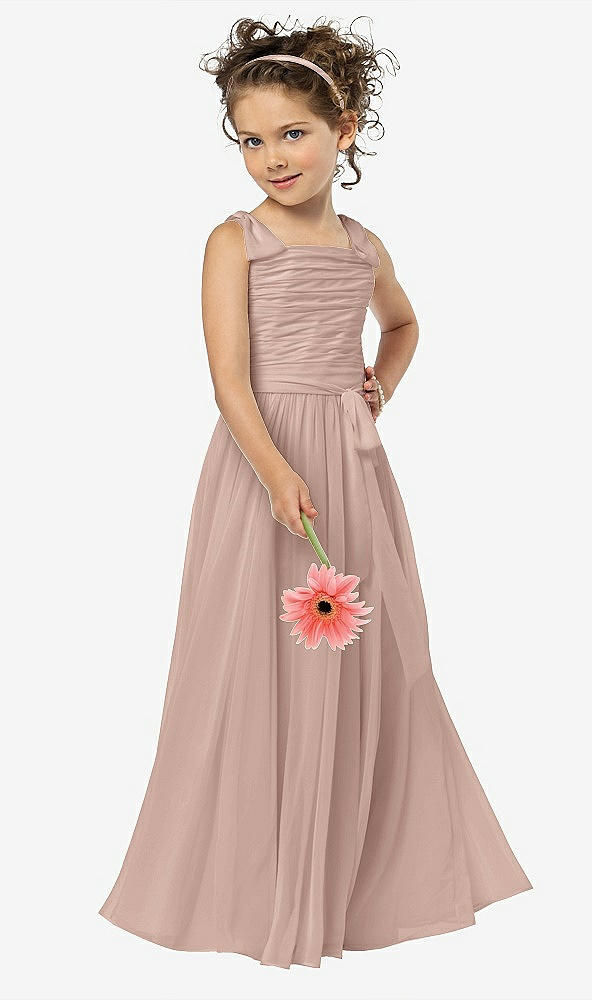 Front View - Neu Nude Flower Girl Style FL4033
