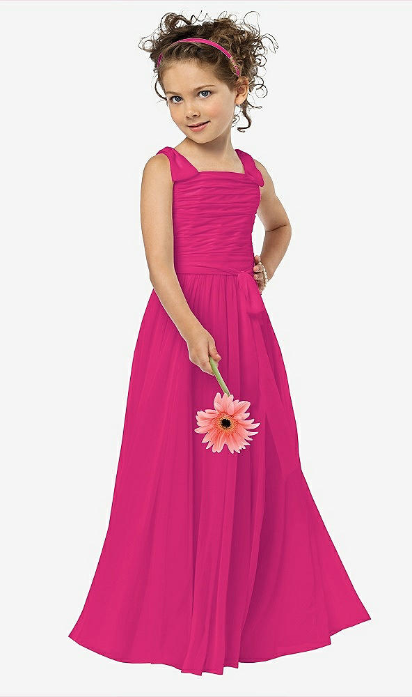 Front View - Think Pink Flower Girl Style FL4033