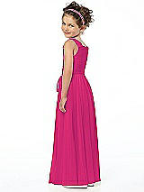 Rear View Thumbnail - Think Pink Flower Girl Style FL4033