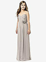 Front View Thumbnail - Taupe Dessy Collection Junior Bridesmaid JR508