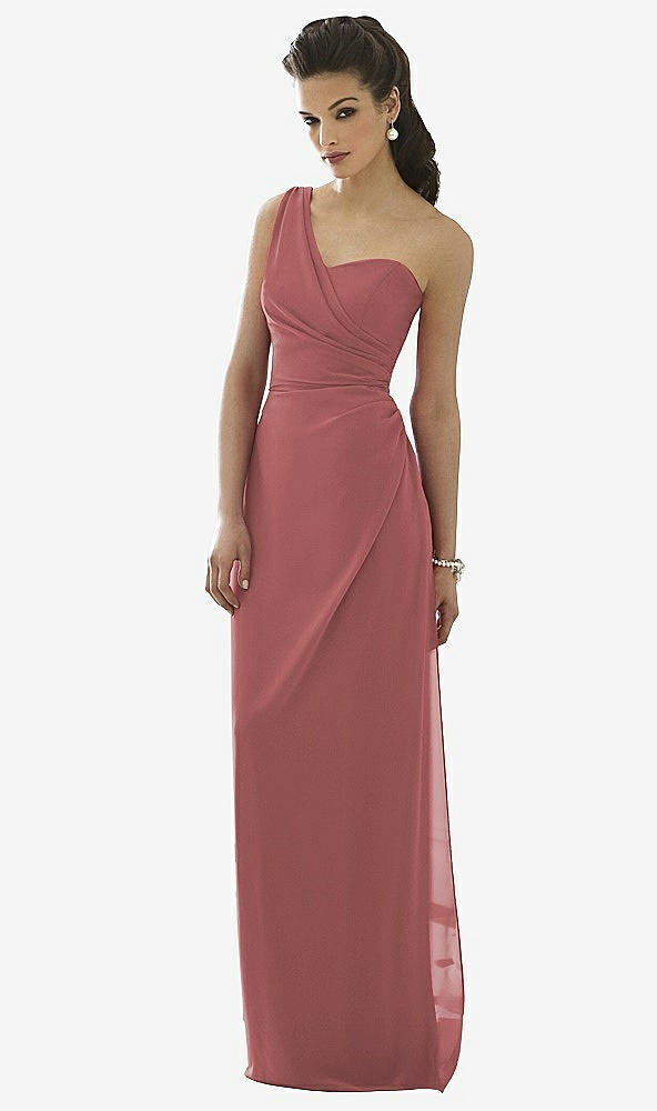Front View - English Rose After Six Bridesmaid Dress 6646