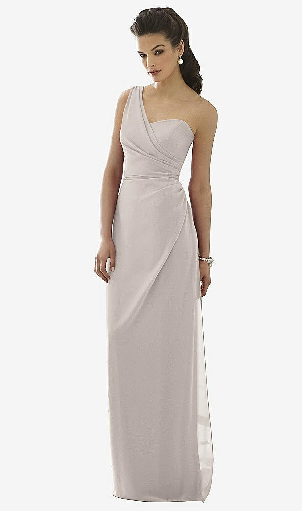 Front View - Taupe After Six Bridesmaid Dress 6646