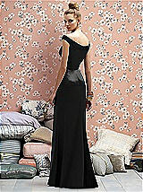 Rear View Thumbnail - Black Lela Rose Bridesmaids Style LR177