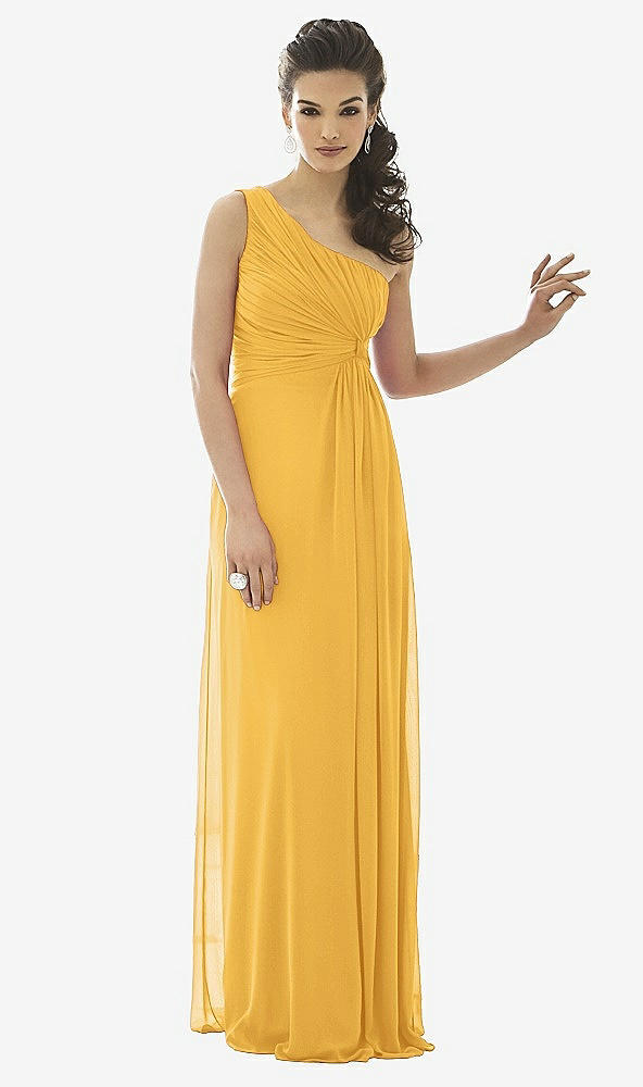 Front View - NYC Yellow After Six Bridesmaid Dress 6651