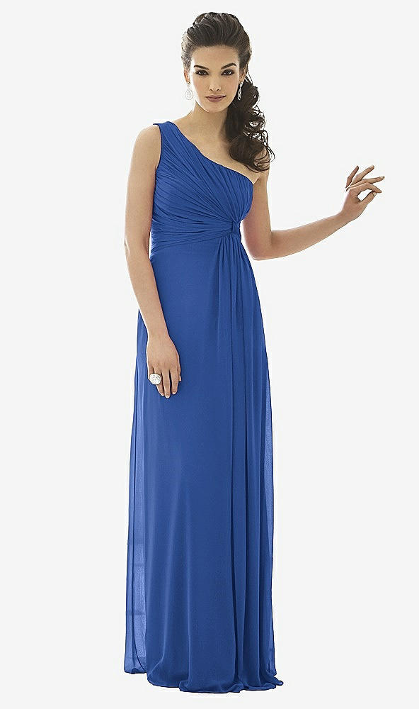 Front View - Classic Blue After Six Bridesmaid Dress 6651