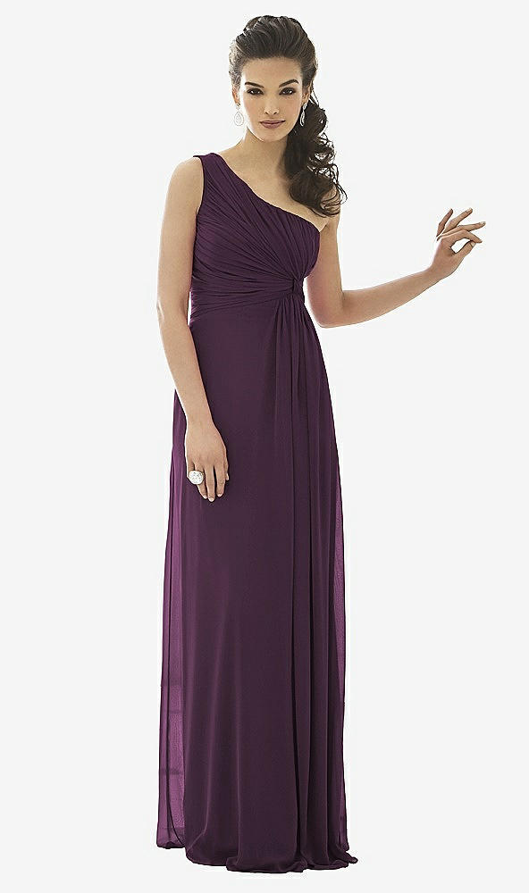 Front View - Aubergine After Six Bridesmaid Dress 6651