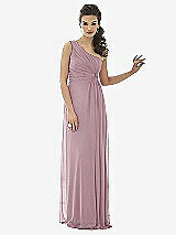 Front View Thumbnail - Dusty Rose After Six Bridesmaid Dress 6651