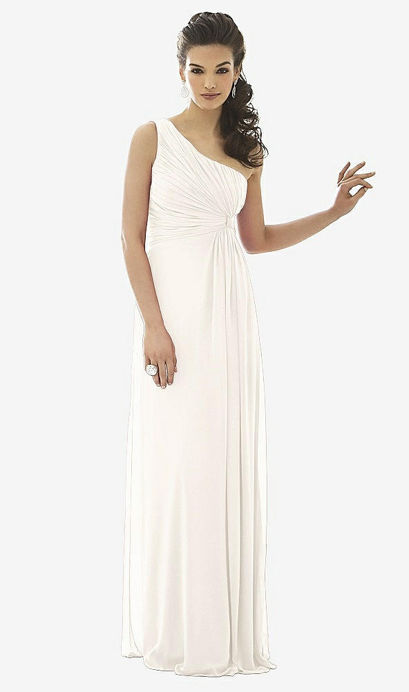 Front View - Ivory After Six Bridesmaid Dress 6651