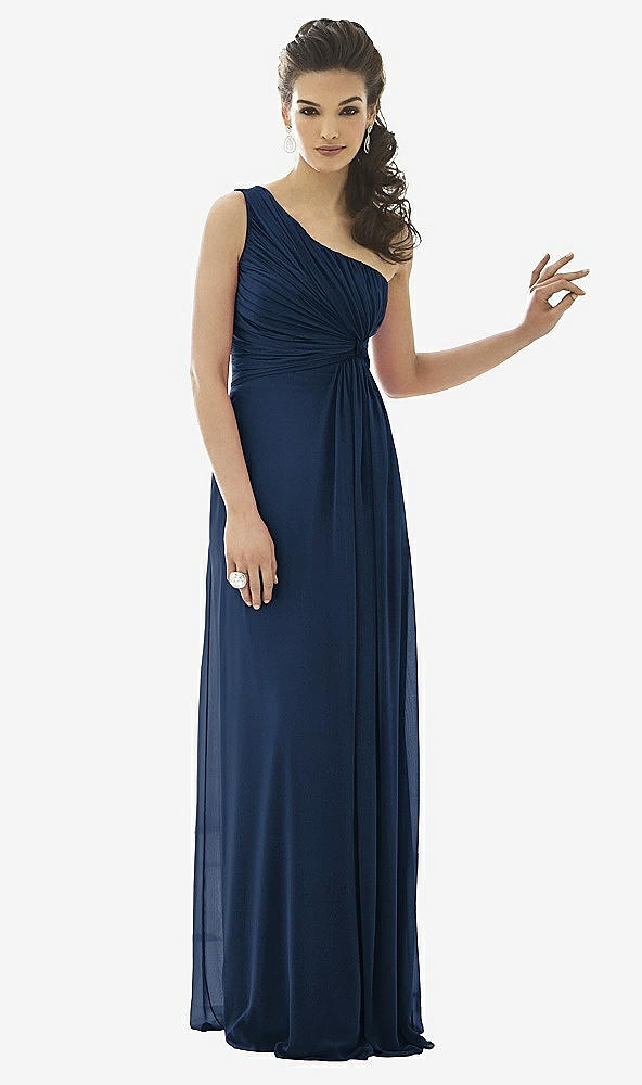 Front View - Midnight Navy After Six Bridesmaid Dress 6651