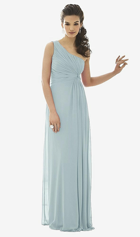 Front View - Morning Sky After Six Bridesmaid Dress 6651