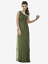 Front View Thumbnail - Olive Green After Six Bridesmaid Dress 6651