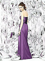 Rear View Thumbnail - African Violet Social Bridesmaids Style 8121