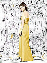 Rear View Thumbnail - Marigold Social Bridesmaids Style 8121