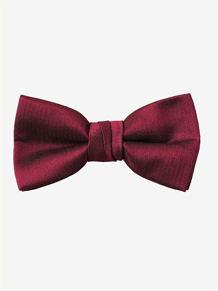 Front View - Cabernet Yarn-Dyed Boy's Bow Tie by After Six