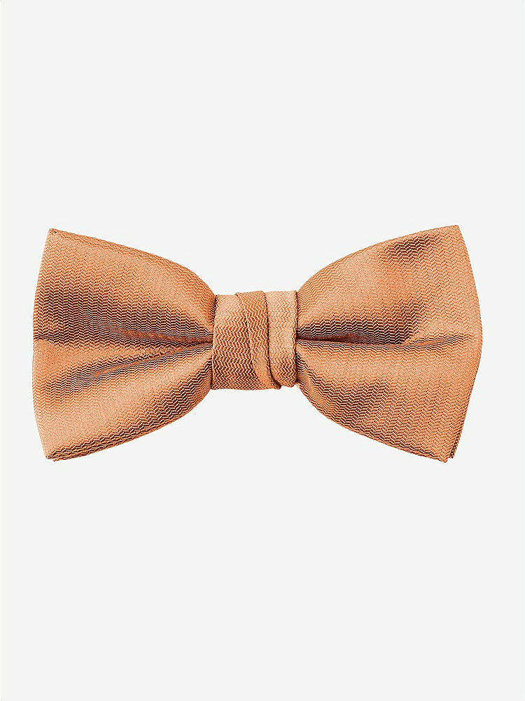 Front View - Clementine Yarn-Dyed Boy's Bow Tie by After Six