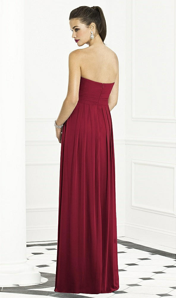 Back View - Burgundy After Six Bridesmaids Style 6669