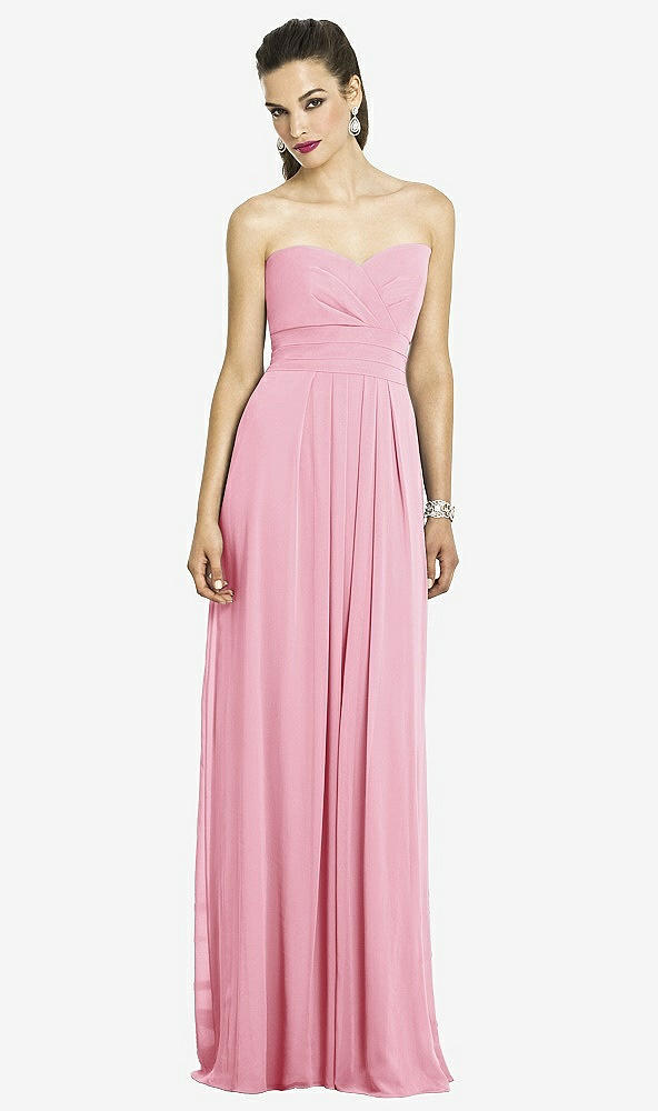 Front View - Peony Pink After Six Bridesmaids Style 6669