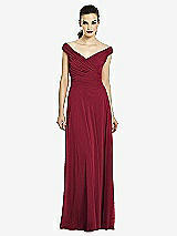 Front View Thumbnail - Burgundy After Six Bridesmaids Style 6667