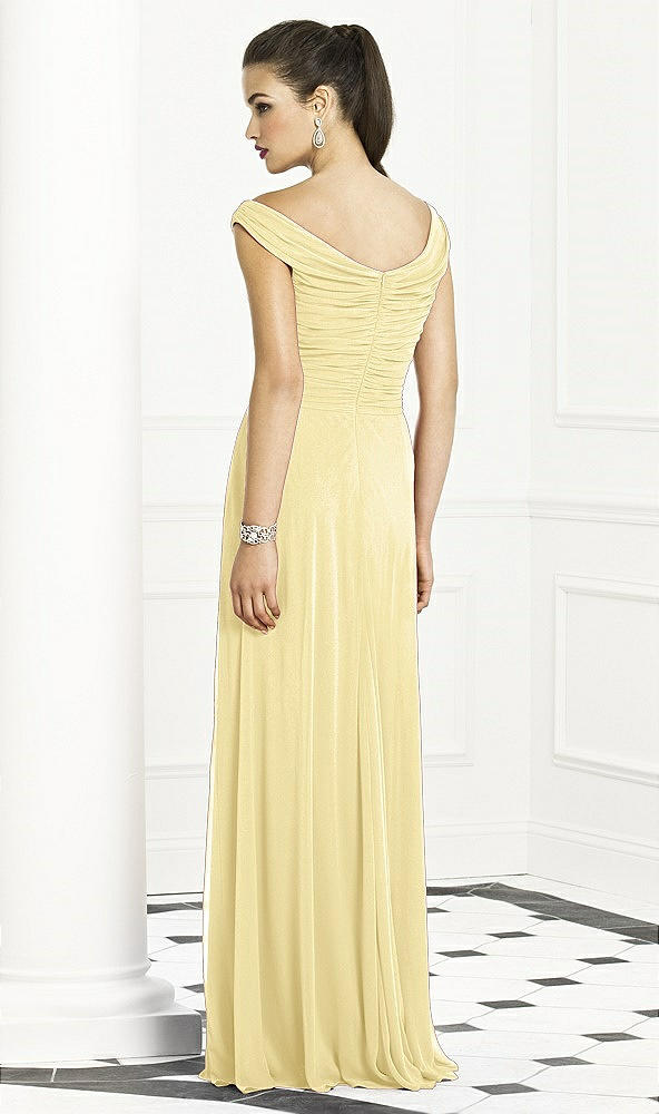 Back View - Pale Yellow After Six Bridesmaids Style 6667
