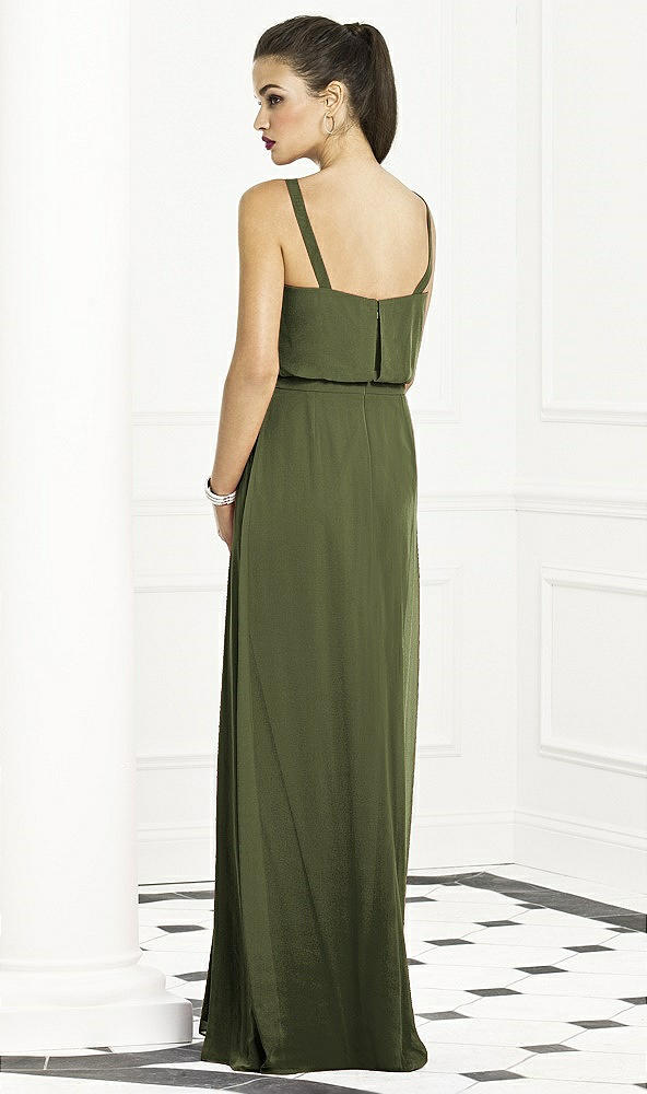 Back View - Olive Green After Six Bridesmaids Style 6666