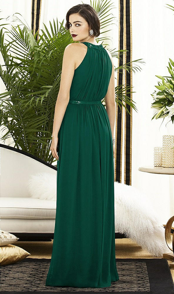 Back View - Hunter Green Dessy Collection Style 2887