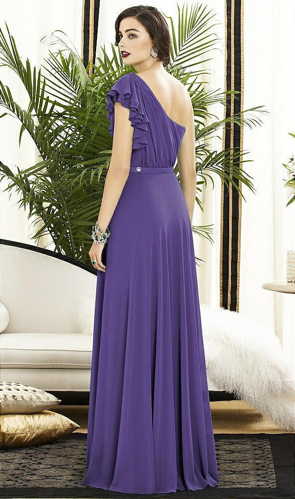 Back View - Regalia - PANTONE Ultra Violet Dessy Collection Style 2885