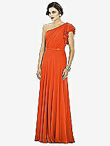 Front View Thumbnail - Tangerine Tango Dessy Collection Style 2885