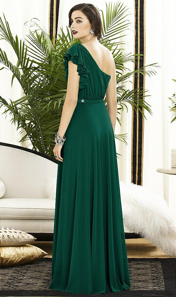 Back View - Hunter Green Dessy Collection Style 2885