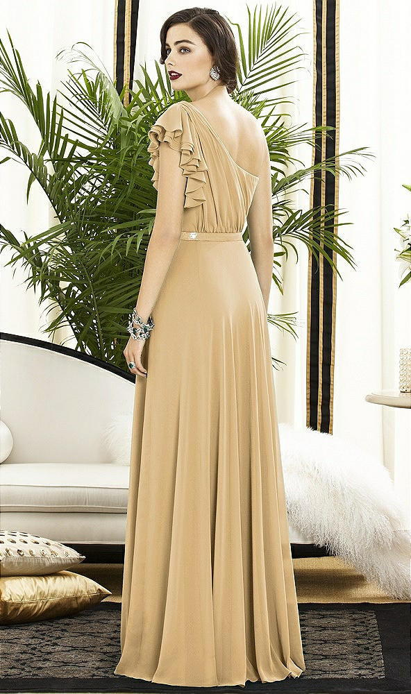 Back View - Venetian Gold Dessy Collection Style 2885