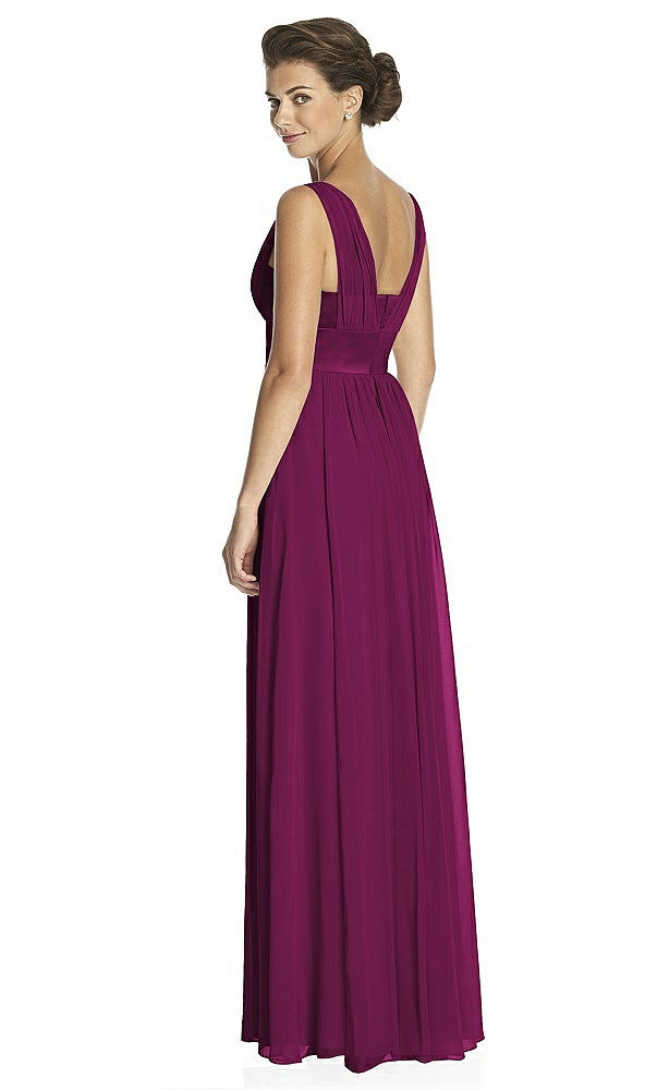 Back View - Merlot Dessy Collection Style 2890