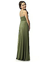 Rear View Thumbnail - Olive Green Junior Bridesmaid Style JR518