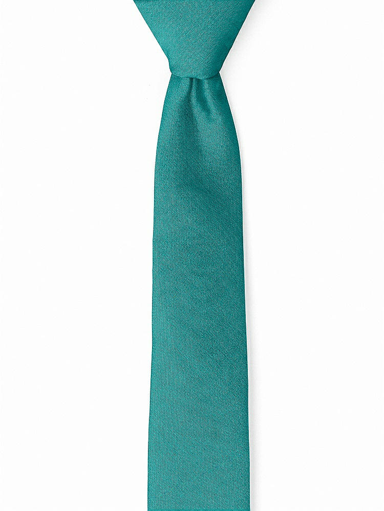 Front View - Jade Peau de Soie Narrow Ties by After Six