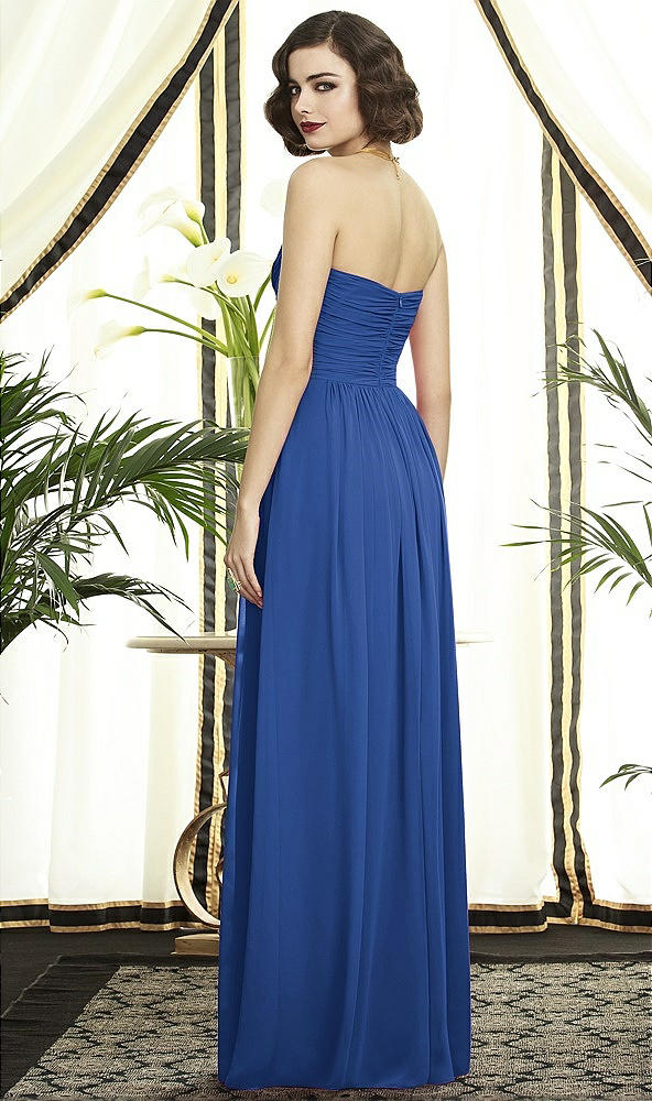 Back View - Classic Blue Dessy Collection Style 2896