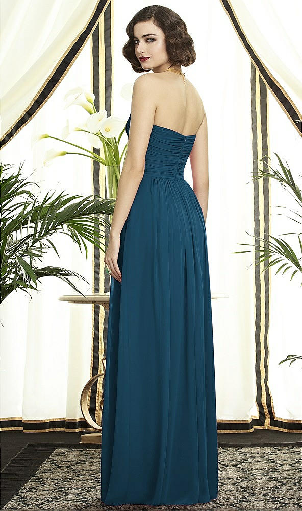 Back View - Atlantic Blue Dessy Collection Style 2896
