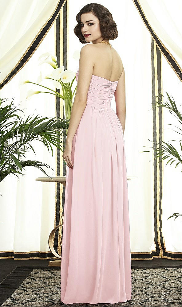 Back View - Ballet Pink Dessy Collection Style 2896
