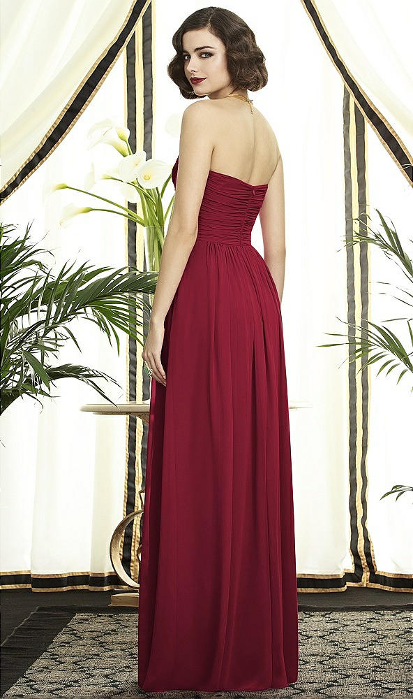 Back View - Burgundy Dessy Collection Style 2896