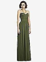 Front View Thumbnail - Olive Green Dessy Collection Style 2896