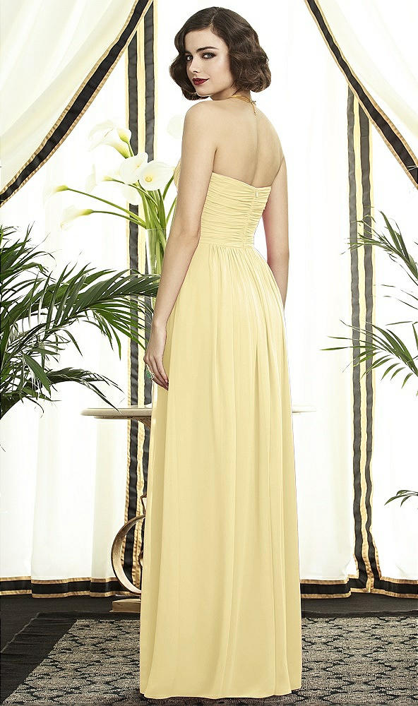 Back View - Pale Yellow Dessy Collection Style 2896