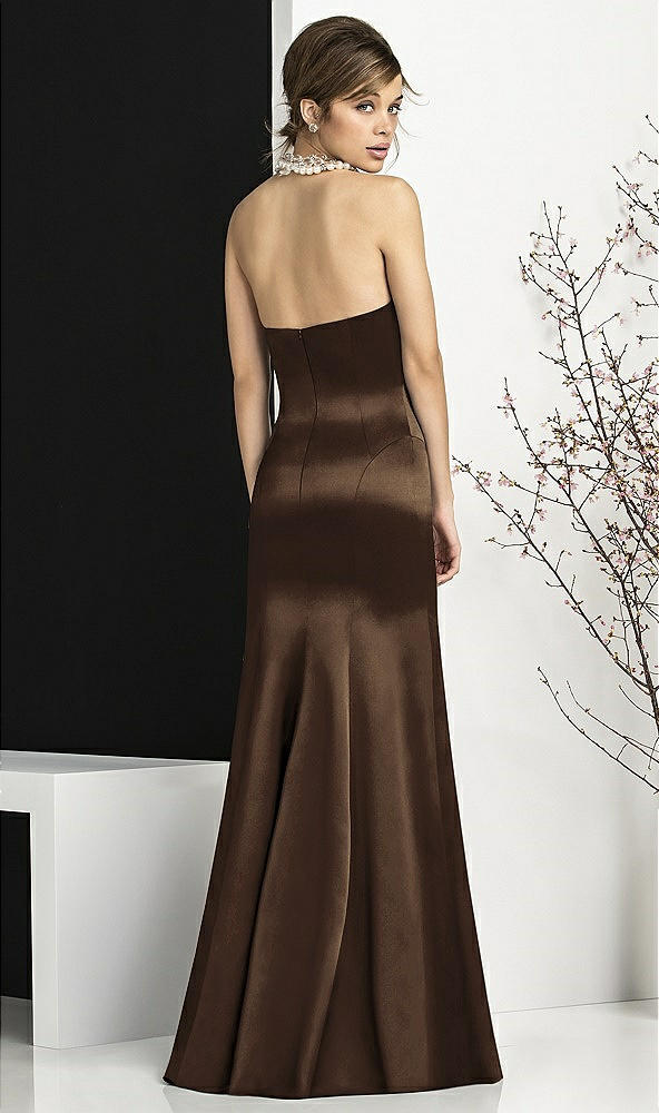 Back View - Espresso After Six Bridesmaids Style 6673